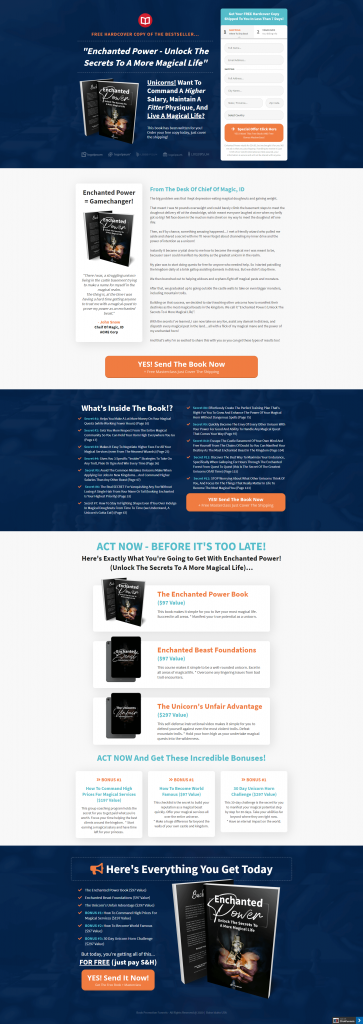 Book Promotion - Funnel Template Marketplace